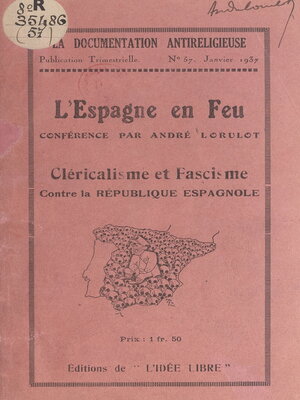 cover image of L'Espagne en feu